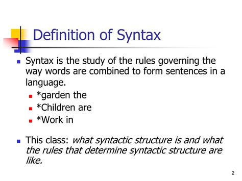Syntactic constituent - 3.1 Syntactic dependencies 87 3.2 Dependency representations 101 3.3 Conclusion 106 Notes and suggested readings 107 Exercises 107 4 Constituent structure 110 4.0 Introduction 110 4.1 Constituents and their formal representation 111 vii 